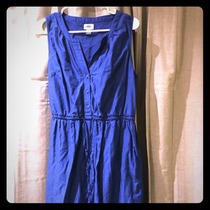 Old navy linen like navy dress!